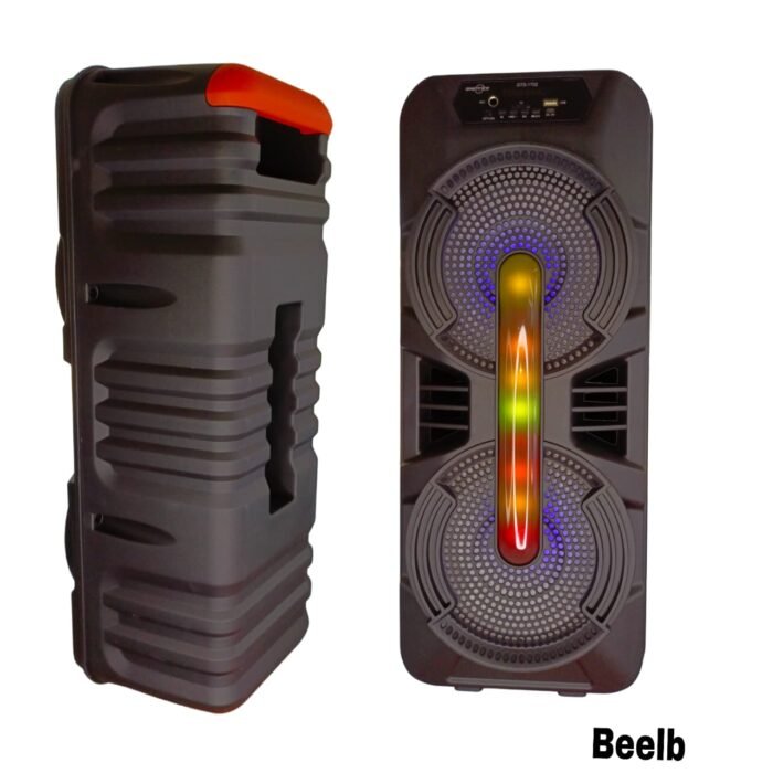 SPEAKER 8inch with 2 speakers and colorful lights - amazing audio experience!" GRECITNICE - Image 2