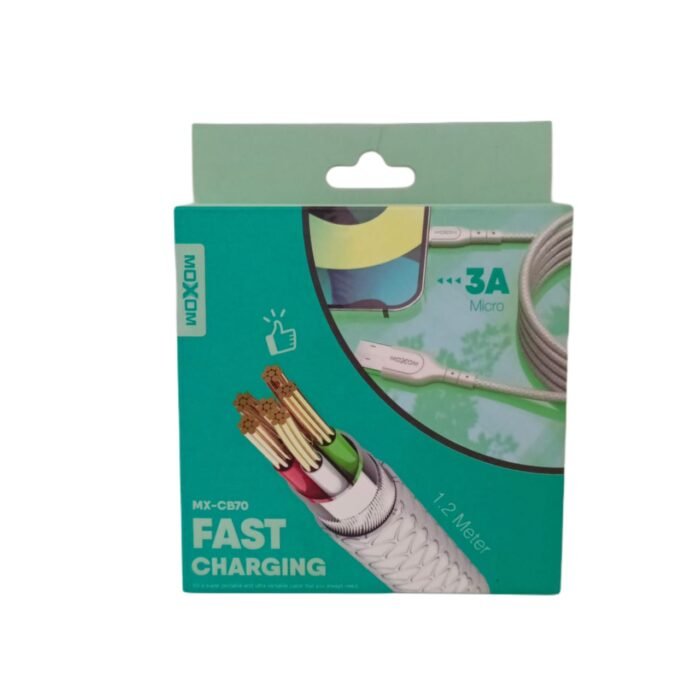 MOXOM MX-CB70 Fast Charging Cable 1.2 Meter
