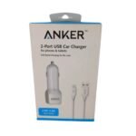 car charge anker 2-port usb