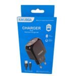 KAKUSIGA Dual-Port Fast Charger Set for micro usb